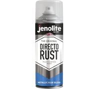 JENOLITE Directorust Pintura Metálica Brillo | AZUL | Pintura en aerosol multisuperficie | Imprimador, capa base y capa superior todo en uno | 400ml