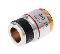 JENOR 4X 10X 40X 100X Lente Objetivo Acromático para Microscopio Biológico 185