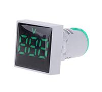 JENOR AD16 digital voltímetro voltios indicador luz 22mm cuadrado AC 20-500V voltaje panel medidor LED lámpara