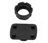 JENOR Adaptador redondo de 17 mm a 4 hebillas para soporte de teléfono móvil de coche, soporte de tableta, convertidor de soporte