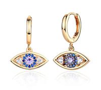JENOSY Aretes para mujer, delicados aretes de aro de oro para mujer, bonitos aretes de cartílago, hipoalergénicos, aretes chapados en oro, aretes colgantes para mujer, joyería para mujeres y niñas,