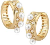 Jenosy Pendientes de Oro para Mujer con Lazo, Pendientes de Dama, Pendientes de Arco Finos, Pendientes de Dama con Lazo, Pendientes de Niña, Pendientes de Moda, Pendientes de Cartílago, Pendientes