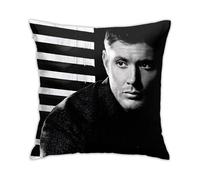 Jensen Ackles Pillow Covers Pillow Cases Soft Cushion Cover Decorative Throw Pillow Sofa Car Square Pillowcase for Home Bed Decor(18x18in) (H-1427)