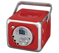 Jensen cd-555 edición Limitada Bluetooth portátil Sistema de música con Reproductor de CD + CD-R/RW y Radio FM con Entrada Auxiliar y para Auriculares Jack línea...