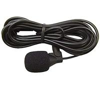 Jensen JMICHFP Micrófono omnidireccional, longitud de cable de 12 pies, conector de bloqueo, clip de visera y almohadilla adhesiva 3M incluida, funciona con todas las radios Bluetooth JENSEN de alta
