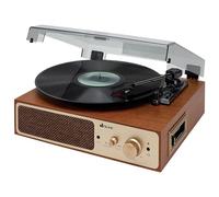 Jensen JTA-245 Dual Bluetooth Turntable (33/45/78 RPM) Cassette Player/Altavoces