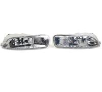 Jeocoai Faro del coche Faros antiniebla delanteros transparentes con bombillas para Corolla 2003-2005 (812102060)