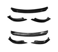 Jeocoai Parachoques delantero 3Pcs/Set Car Front Bumper Protector Cover Lip Deflector Body Kit Splitter Diffuser Decorative Shell Fit For Tesla Model Y(Glossy Black)
