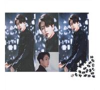 Jeon Jung-Kook Puzzles Imposible,desafío for Adults BTS Entretenimiento Creativo 1000 Piezas Obra De Arte De Juego De para Adultos Y Niños Mayores De 12 Años 1000pcs (75x50cm)