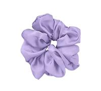 JeoPoom Coletero de Seda para Pelo, Gomas para Pelo, Cinta Elástica, para Mujer, Coleteros de Seda para Cuidado del Cabello Suave, para un Cuidado Suave del Pelo de Las Mujeres(Púrpura)
