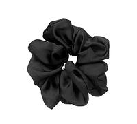 JeoPoom Coletero de Seda para Pelo, Gomas para Pelo, Cinta Elástica, para un Cuidado Suave del Pelo de Las Mujeres, Accesorio Elegante, Gomas del Pelo para Mujeres Niñas(Negro)
