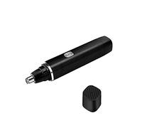 JeoPoom Cortapelos Nariz Profesional, Corta Pelos Oreja y Nariz Indoloro Masculino y Femenino, Recortador de Vello, Tijeras de Pelo de Nariz (Negro)