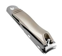 JeoPoom - Cortaúñas Profesional para Uñas de Acero Inoxidable para Mujer, Hombre, Herramienta de Corte Profesional para Preparación de Manicura (Oro)