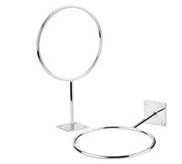 Jeorywoet Soportes de Pelota montados en la Pared Sports Sports Sporter Ball Ball Ball Ring Suppil Boot Booter para Baloncesto Fútbol Fútbol Silver 2 PCS, Soportes de Pelota montados en la Pared