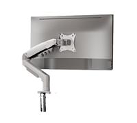 JEQGDLUI Soporte de monitor, brazo robótico, voladizo, computadora, elevación y rotación(White)