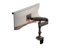 JEQGDLUI Soporte de monitor con brazo robótico en voladizo que levanta y gira(Gunblack)