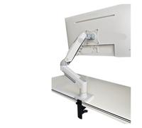 JEQGDLUI Soporte de monitor con brazo robótico en voladizo que levanta y gira(White)