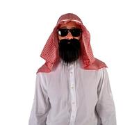 Ciao Jeque Emir Arabe kit de disfraz (couvre-chefs, lunettes, barbe)