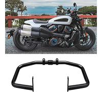 JERBOR Protector Delantero del Motor para Sportster S RH1250S 2021 2022, Marco de Amortiguador, Protector de Valla Lateral de Parachoques (Negro)