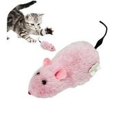 Jerbos de cuerda - Juguete interactivo para caza de ratones, movimiento de reloj, juguete para gatitos, juguete de peluche