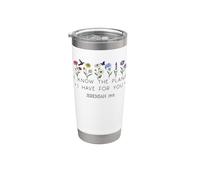 Jeremiah 29:11 For I Know the Plans I Have For You Bible Vaso térmico de acero inoxidable de doble pared