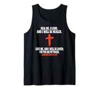 Jeremías 17:14 Versículos de la Biblia Escritura Camiseta sin Mangas