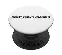 Jeremy Corbyn tenía razón - Distressed Font - PopSockets PopGrip Adhesivo