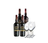Jerez-Xérès-Sherry Pack 'Williams & Humbert' Soleras Especiales con Copas (x6)