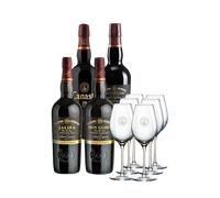 Jerez-Xérès-Sherry Williams & Humbert Soleras Especiales con Copas (x6)