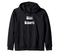 Jerga Hippie Stay Groovy Sudadera con Capucha