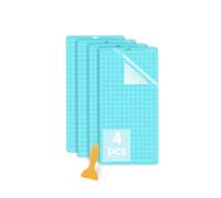 Jerilla 4 PZS Alfombrillas de Corte para Cricut Maker 12x24" con Rascador