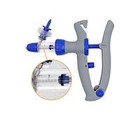 Jeringa ajustable y continua de 1 ml, 2 ml y 5 ml. Inyector veterinario continuo. Pistola inyectora for animales. Pistola de riego for animales, for veterinarios, pollos, patos, cerdos, vacas y ovejas