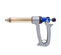 Jeringa Continua Ajustable Semiautomática De 25Ml/50Ml Vacuna Para Cerdos Ganado Ovejas Aguja Veterinaria Dispensador De Medicina Veterinaria(25ml)