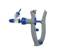 Jeringa Continua Automática Para Animales Inyector De Vacuna Duradero Para Aves Corral Y Pollos Herramienta Veterinaria Con 10 Agujas Dispensador De Medicina Veterinaria(5 ml,16x25)
