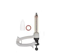 Jeringa Continua De 25ml/50ml Con Inyector Vacuna Aguja Veterinaria Semiautomática Pollo Vaca Oveja Caballo Dispensador De Medicina Veterinaria(25ml,Needle-NO.7x8)