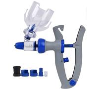 Jeringa De 5 Ml Para InyeccióN En Ganado, Pistola De InyeccióN Continua Ajustable SemiautomáTica, Para Caballos, Vacas, Cerdos Y Ovejas(10ml/Blue)