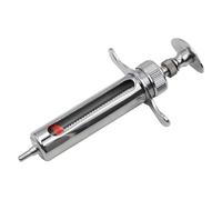 Jeringa de acero inoxidable for animales, pistola de inyección de vacunas de alta calidad for cerdos, vacas y ovejas, jeringa específica for uso veterinario.(10ml)