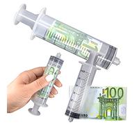 Jeringa de dinero, regalo divertido, caja de regalo, aprox. 15 cm