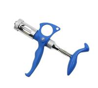 Jeringa De Doble Aguja Para Aves Corral Vacuna Contra La Varicela Espina Inoculador Continuo Automático Para Pollo 5ml 1 Ud Dispensador De Medicina Veterinaria