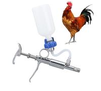 Jeringa De Inyección Continua Ajustable, Jeringa Para Animales De Acero Inoxidable/Plástico, Jeringa Desmontable De 5 Ml Para Uso Doméstico Y Agrícola