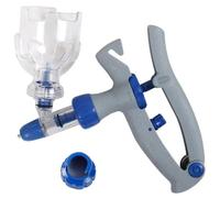 Jeringa de inyector automático, Jeringa de inyector automático Pistola para cabras, Pistola para ganado de 5 ml con inserción de botella Ganado preciso y ajustable continuo para cerdo caprino