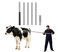 Jeringa de mango largo para ganado, pistola dosificadora continua, dispositivo de dosificación ajustable, dispensador de medicamentos veterinarios, herramienta de alimentación autónoma para ganadería