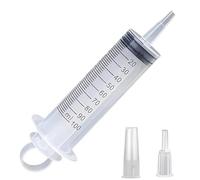 Jeringa de plástico de 20-150 ml, para laboratorio, riego de plantas, tinta y acuario, transferencia de líquidos de varios tamaños (100 ml)