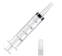 Jeringa de plástico de 20-150 ml, para laboratorio, riego de plantas, tinta y acuario, transferencia de líquidos de varios tamaños (20 ml)