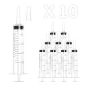 Jeringa de plástico de 20 ml con tapa, jeringas grandes sin aguja para líquidos, laboratorios científicos, medición, alimentación de mascotas, relleno de tinta, aplicador de aceite o pegamento,