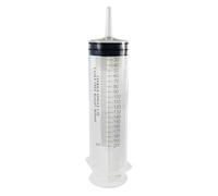 Jeringa de plástico de 200ml Grande para Laboratorios científicos y dispensación de usos múltiples Herramientas de medición de jeringas