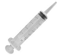 Jeringa de plástico de 30 ml, jeringa de punta de catéter excéntrica desechable para manualidades, alimentación de mascotas, dispensación, medición, riego, 1 unidad
