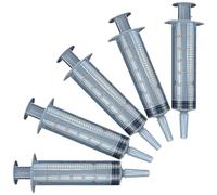 Jeringa de plástico estéril de 60 ml, para relleno de pegamento, recarga de nutrientes, hidroponía y uso industrial