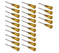 Jeringa de plástico Luer Lock, punta roma de 17G, herramientas de jeringa de medición para medir, brillo de labios, relleno de líquidos, dispensación, manualidades, aplicador de pegamento