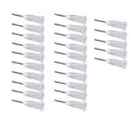 Jeringa de plástico Luer Lock, punta roma de 27G, herramientas de jeringa de medición para medir, brillo de labios, relleno de líquidos, dispensación, manualidades de bricolaje, aplicador de pegamento
